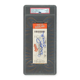 Manny Ramirez Red Sox Autographed 500th HR Inscribed Ticket PSA 9 Auto Grade