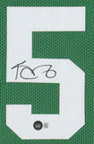 Kevin Garnett Signed Boston Celtics 35"x43" Framed Jersey (Beckett) 2004 NBA MVP