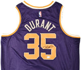 SUNS KEVIN DURANT AUTOGRAPHED PURPLE NIKE ICON EDITION JERSEY SIZE 52 BECKETT
