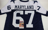 Russell Maryland Signed Dallas Cowboys Jersey (JSA COA) 3xSuper Bowl Champion