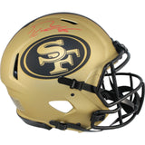 George Kittle Autographed San Francisco 49ers Pro Rave Helmet Beckett 49883