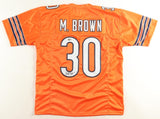 Mike Brown Signed Chicago Bears Jersey (Beckett) 2000 2nd Rnd NFL Pck / Nebraska