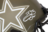 Emmitt Smith Salute Dallas Cowboys Authentic Salute Helmet Beckett 39652