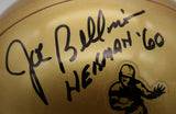 Joe Bellino 1960 Heisman Winner Navy Signed Mini Helmet JSA 212252