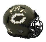 Brian Urlacher Signed Chicago Bears Speed STS NFL Mini Helmet with "HOF 18" Insc