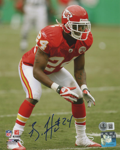 Chiefs Brandon Flowers Authentic Signed 8x10 Vertical Photo BAS #BU64146