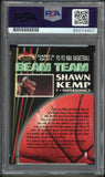 1992 Topps Stadium Club #3 Shawn Kemp Supersonics PSA/DNA Auto GEM MINT 10