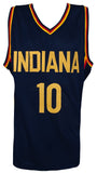 Lexie Hull (FEVER) Signed Navy Blue Custom Basketball Jersey - (SCHWARTZ COA)