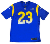 Kyren Williams Autographed Nike Los Angeles Rams Blue Game Jersey Beckett