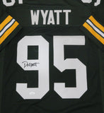 Packers 1st Rnd Pick DEVONTE WYATT Signed Custom Replica Green Jersey AUTO - JSA