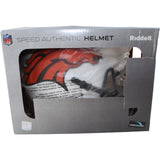 Von Miller Autographed Denver Broncos Authentic Lunar Helmet Beckett WIT 54729
