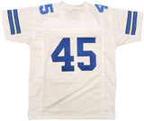 DALLAS COWBOYS ROD SMITH AUTOGRAPHED WHITE JERSEY BECKETT BAS STOCK #196486