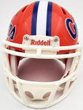 KYLE PITTS AUTOGRAPHED FLORIDA GATORS ORANGE SPEED MINI HELMET BECKETT 189799