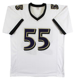 Terrell Suggs Authentic Signed White Pro Style Jersey Autographed BAS Witnessed