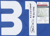 Duane Ward Signed Toronto Blue Jays Jersey "2xWS Champ & 93 All-Star" (JSA COA)
