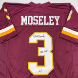 Autographed/Signed Mark Moseley 82 MVP Washington Football Jersey BAS COA