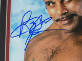 Rocky Johnson Signed Framed 8x10 WWE Photo JSA