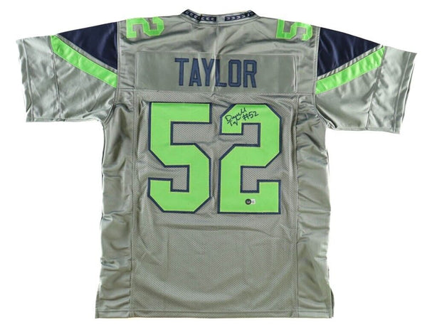 Darrell Taylor Signed Seattle Seahawks Jersey (Beckett) 2020 2nd Rnd Pk Tennesse