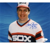 Tom Seaver Signed Chicago White Sox Unframed 8x10 Blue Background Photo - #300