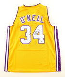Shaquille O'Neal Signed Los Angeles Lakers Shaq Diesel Jersey (JSA QR) 2000 MVP
