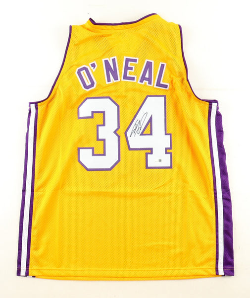 Shaquille O'Neal Signed Los Angeles Lakers Shaq Diesel Jersey (JSA QR) 2000 MVP