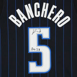 Paolo Banchero Magic Signed Black Nike 2022-2023 Icon Swingman Jersey w/ROY Insc