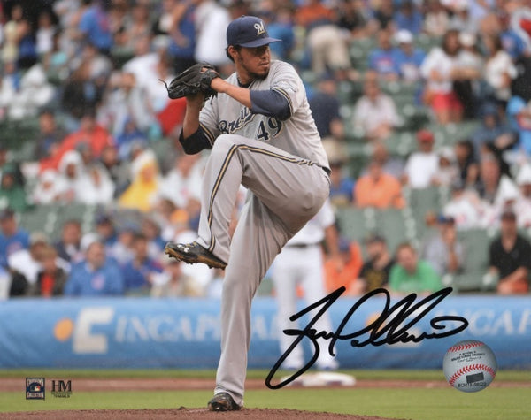 Milwaukee Brewers All Star Pitcher YOVANI GALLARDO Signed 8x10 Photo #2 AUTO