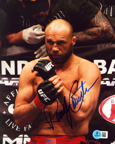 UFC Randy Couture Authentic Signed 8x10 Vertical Photo BAS #BR29365