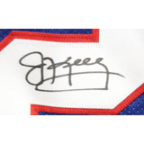 Jim Kelly Autographed/Signed Pro Style Blue Jersey JSA 42970