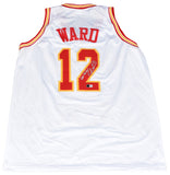 CHARLIE WARD SIGNED FLORIDA STATE SEMINOLES #12 WHITE BASKETBALL JERSEY BECKETT