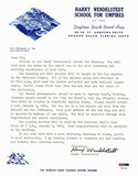 Harry Wendelstedt Signed 8.5x11 Letter On School Letterhead PSA/DNA #U87256