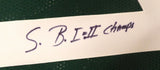 PACKERS WILLIE DAVIS AUTOGRAPHED GREEN JERSEY "HOF 81 SB CHAMPS" PSA/DNA 187484