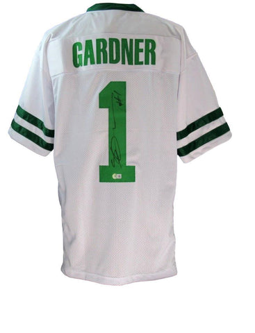 Ahmad "Sauce" Gardner Signed White Custom Football Jersey Jets Beckett 186599