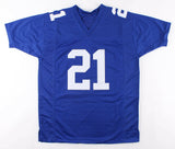 Tiki Barber Signed New York Giants Jersey (JSA COA) 3xPro Bowl R.B. 2004-2006