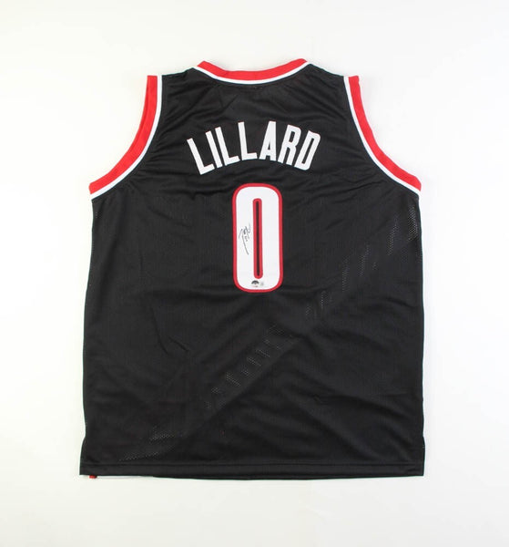 Damian Lillard Signed Portland Trail Blazers "Dame Time" Jersey (Beckett)