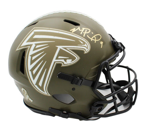 Michael Penix Jr. Signed Atlanta Falcons Speed Authentic STS NFL Helmet