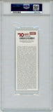 Von Miller Signed 9/12/2011 Ticket w/NFL Debut Grade 10 PSA 10 Slab 34357