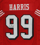 SF 49ers Super Bowl Linebacker TIM HARRIS Signed Custom Replica Jersey AUTO JSA