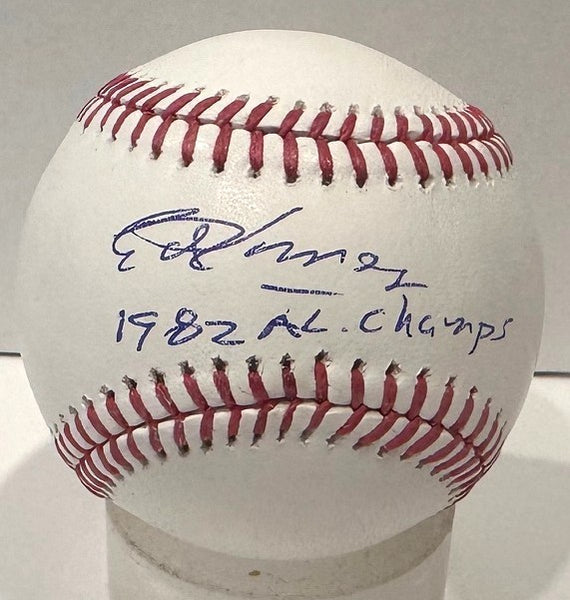 Brewers ED ROMERO Signed Official MLB Baseball AUTO w/ '82 AL Champs - JSA