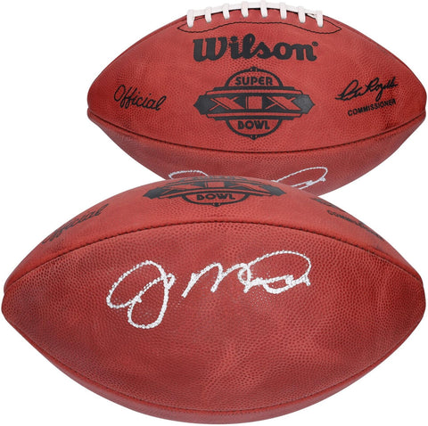 Joe Montana San Francisco 49ers Autographed Super Bowl XIX Pro Football