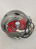 BUCKY IRVING SIGNED TAMPA BAY BUCCANEERS F/S SPEED REPLICA HELMET BAS