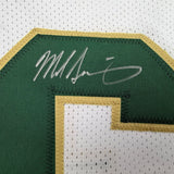 Framed Autographed/Signed Mike Singletary 35x39 Baylor White Jersey BAS COA