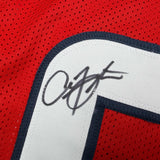 Autographed/Signed Arian Foster Houston Red Football Jersey Beckett BAS COA