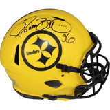 Jerome Bettis Autographed Pittsburgh Steelers Pro Rave Helmet Beckett 49567