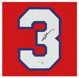 ALLEN IVERSON Autographed Philadelphia 76ers Authentic Red Jersey FANATICS