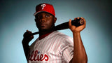 Ryan Howard Signed Rawlings Pro Black Baseball Bat (Beckett) 2006 N.L. MVP