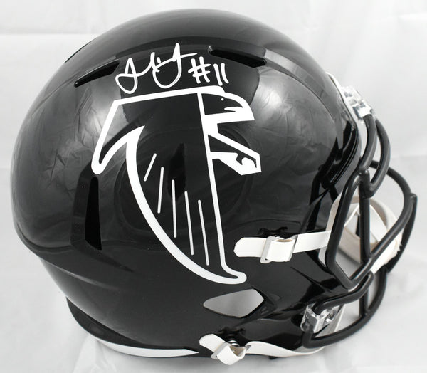 Julio Jones Autographed Atlanta Falcons F/S 90-02 Speed Helmet - Beckett W Holo