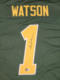 CHRISTIAN WATSON AUTOGRAPHED SIGNED COLLEGE STYLE XL JERSEY BECKETT