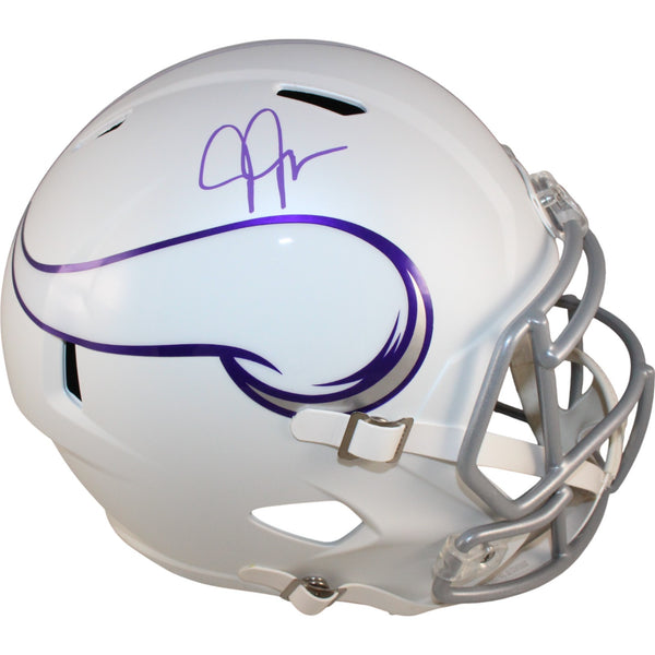 Justin Jefferson Autographed Minnesota Vikings F/S 24 Alt Helmet Beckett 51024