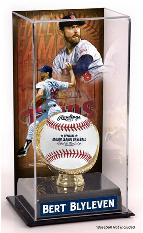 Bert Blyleven Minnesota Twins Hall of Fame Sublimated Display Case with Image